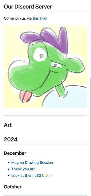 Screenshot 2 of my blog